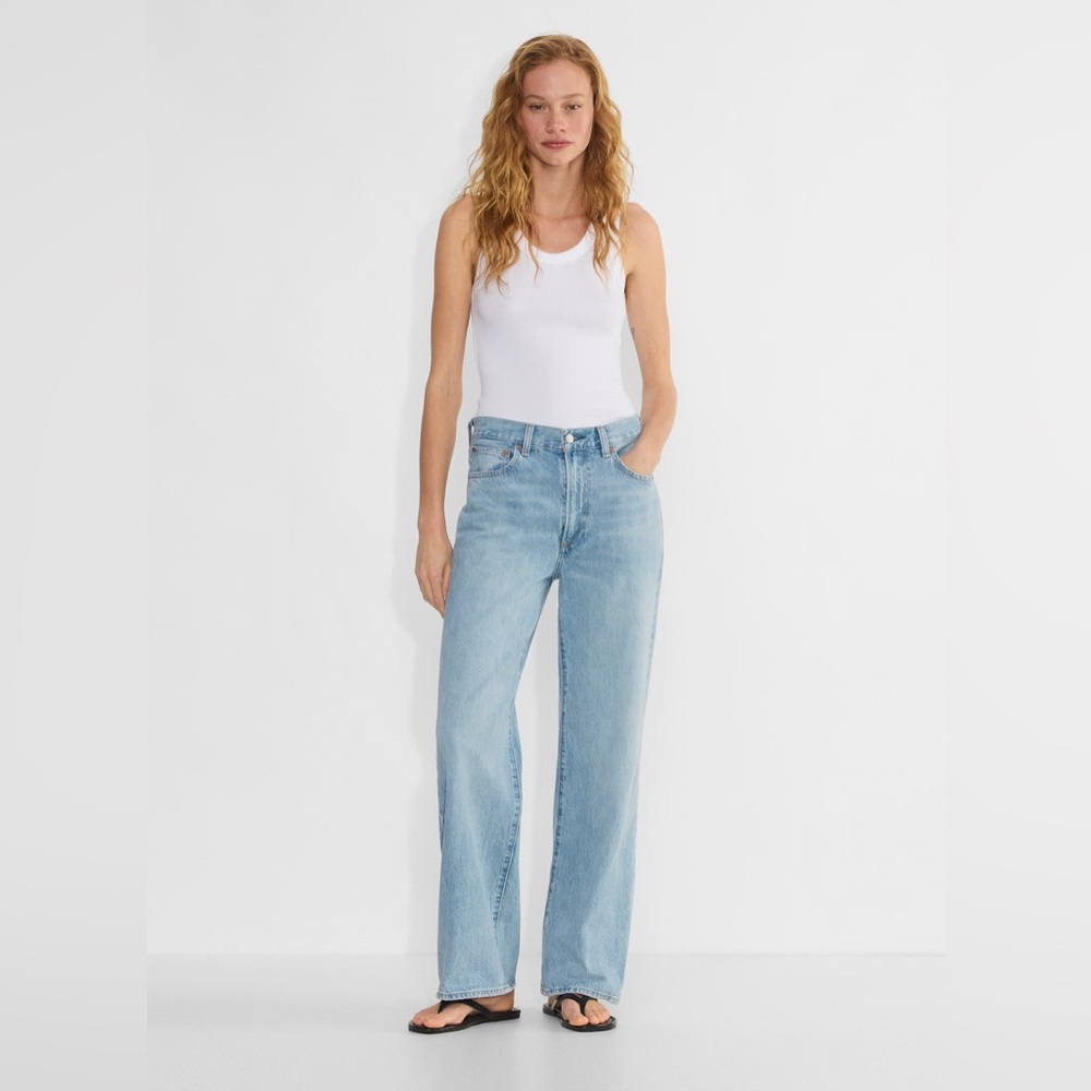 Aritzia Denim Forum Farrah Hi-rise Wide Jean
